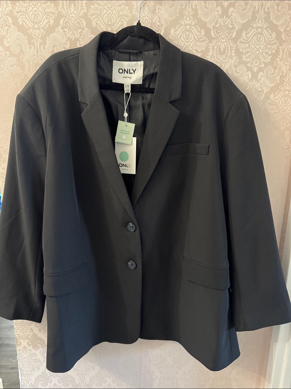 ONLY Black Women's Single-Breasted Blazer